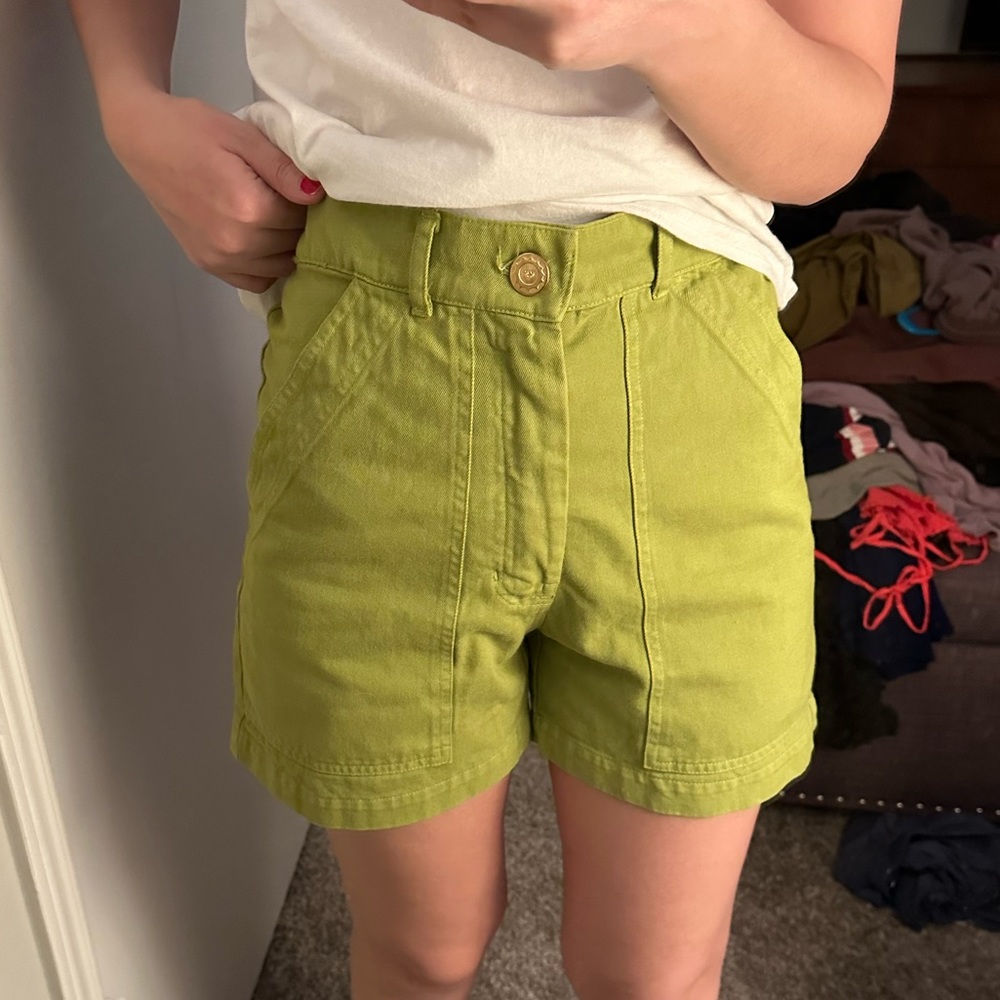 Big Bud Press Classic Work Shorts - Gross Green - XS
